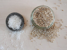 Load image into Gallery viewer, Salt and pearl barley ingredients
